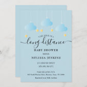 Ferndusche / Sprinkle per Post Einladung (Vorne/Hinten)