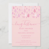 Ferndusche / Sprinkle per Post Einladung (Vorderseite)