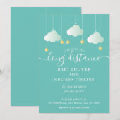 Ferndusche / Sprinkle per Post Einladung (Vorne/Hinten)