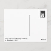 Ferne-Liebe Postkarte (Rückseite)