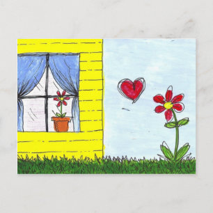 Ferne-Liebe Postkarte