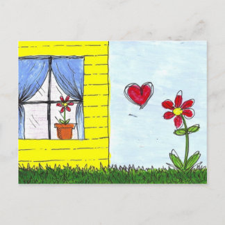 Ferne-Liebe Postkarte