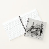 Ferne Stallskizze I Notizblock (Innenseite)