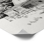 Ferne Stallskizze I Poster (Ecke)