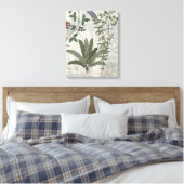 Ferne, Stöcke und Blume Leinwanddruck (Insitu (Schlafzimmer))