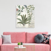Ferne, Stöcke und Blume Leinwanddruck (Insitu (Wohnzimmer))