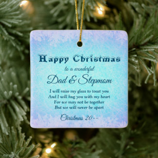 Ferne Weihnachtsfeier Vater & Stepama Keramik Orna Keramikornament