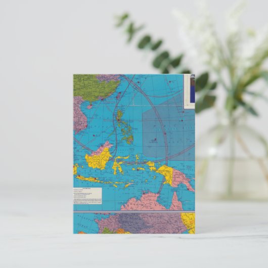 Fernen Osten, Mittelmeerraum Postkarte (Stehend Vorderseite)