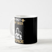 Fernfahrer im Weltraum Kaffeetasse (Vorderseite Links)