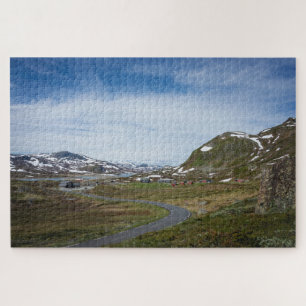 Ferngebirgslandschaft in Norwegen Puzzle