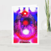 Fernheilung Feiertagskarte (Vorderseite)