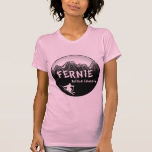 Fernie Britisch-Columbia-Kanada-Ski T-Shirt
