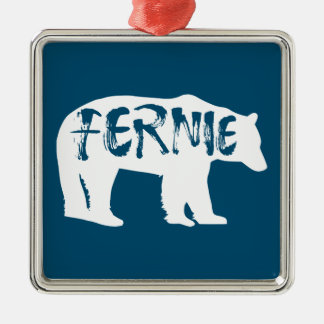 Fernie British Columbia Bear Ornament Aus Metall