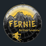 Fernie British Columbia Canada ski Dartscheibe<br><div class="desc">Fernie British Columbia Canada ski</div>