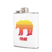 Fernie British Columbia Rainbow Bear Flachmann (Links)