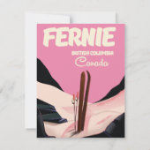 Fernie British Columbia Ski Poster (Rückseite)