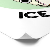 Fernilla Ice Cream Funny Ice Pflanze Pub Poster (Ecke)