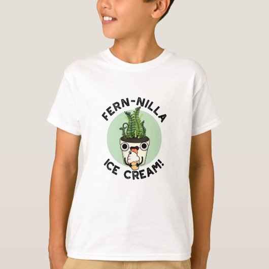 Fernilla Ice Cream Funny Ice Pflanze Pub T-Shirt (Vorderseite)