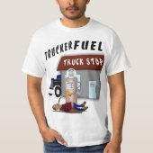 Fernlastfahrer-Brennstoff T-Shirt (Vorderseite)