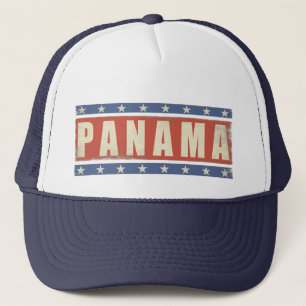 Fernlastfahrer-Hut mit coolem Panama-Flaggen-Druck Truckerkappe
