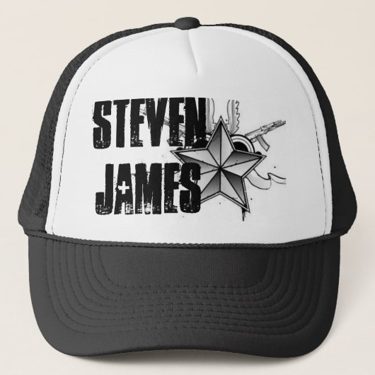 Fernlastfahrer-Hut Steven James Truckerkappe (Vorderseite)