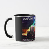 Fernlastfahrer-Kaffee-Tasse Tasse (Links)