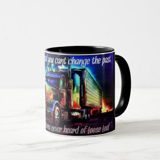 Fernlastfahrer-Kaffee-Tasse Tasse (VorderseiteRechts)