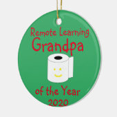 Fernlehre Großvater des Jahres Keramik Ornament (Links)