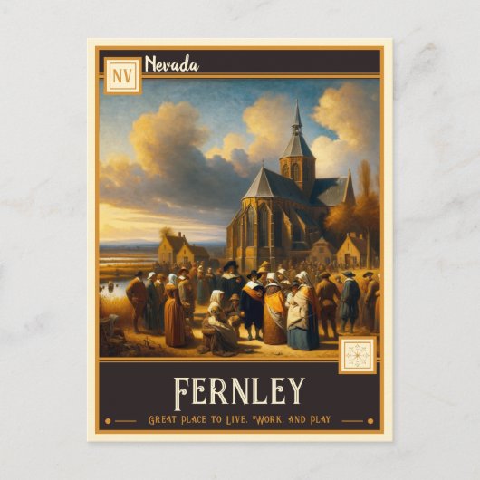 Fernley, Nevada | VINTAG Postkarte (Vorderseite)
