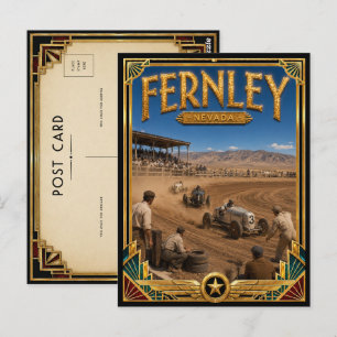 Fernley Nevada Vintage Art Deco Golden Age Postkarte