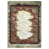 Fernlicht Klemmbrett (Rückseite)