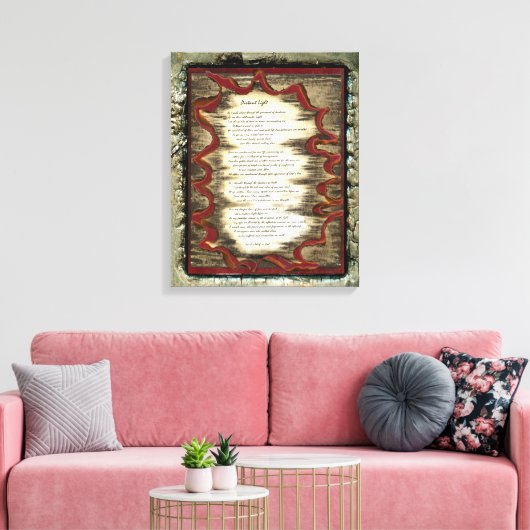 Fernlicht Leinwanddruck (Insitu (Wohnzimmer))