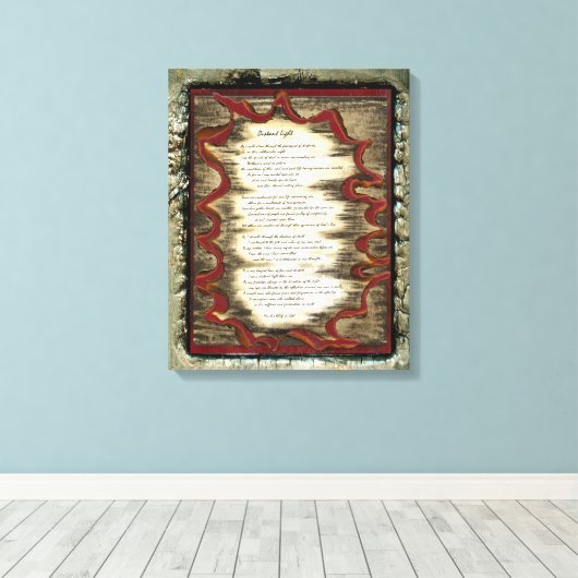 Fernlicht Leinwanddruck (Insitu (Holzboden))