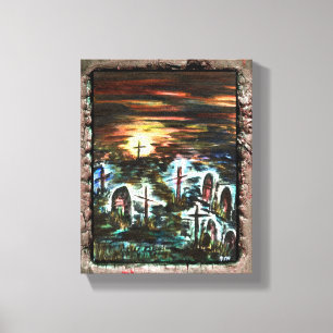 Fernlicht Leinwanddruck