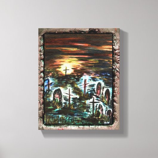 Fernlicht Leinwanddruck (Vorderseite)