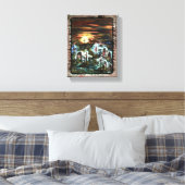 Fernlicht Leinwanddruck (Insitu (Schlafzimmer))