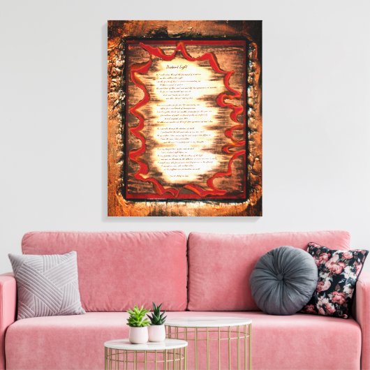 Fernlicht Leinwanddruck (Insitu (Wohnzimmer))