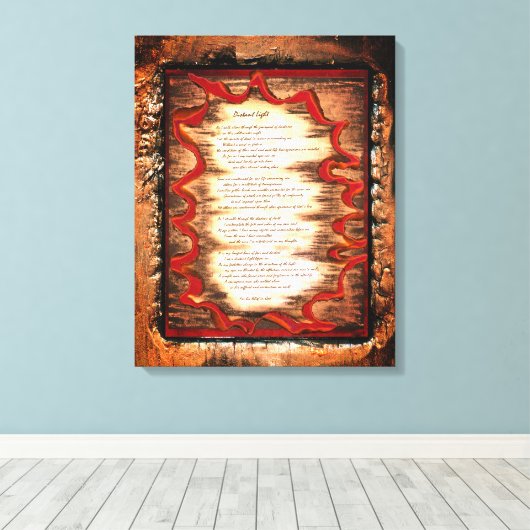 Fernlicht Leinwanddruck (Insitu (Holzboden))