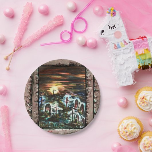 Fernlicht Pappteller (Party)