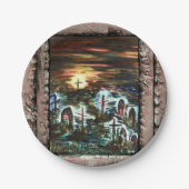 Fernlicht Pappteller (Vorderseite)