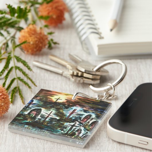 Fernlicht Schlüsselanhänger (Vorderseite rechts)