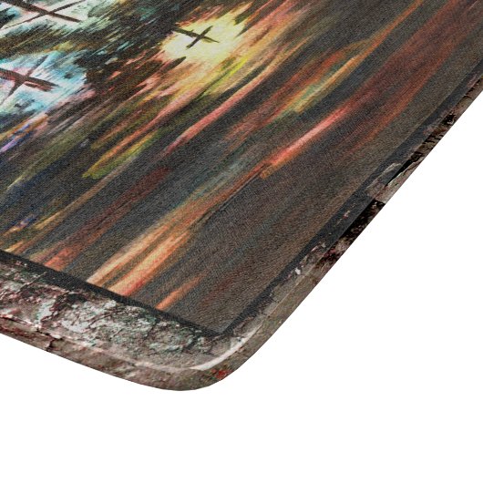 Fernlicht Schneidebrett (Ecke)