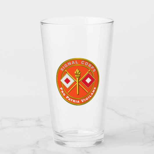 Fernmelderkorps  glas (Vorderseite)