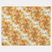 Fernost Blume 2 Fleece Blanket (Vorderseite (Horizontal))