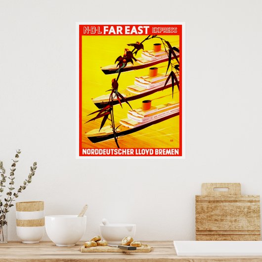 Fernost Express Poster (Küche)