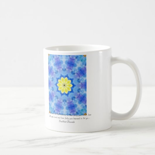 Fernöstliche inspirierte Tranquilitymandala-Tasse Kaffeetasse (Rechts)
