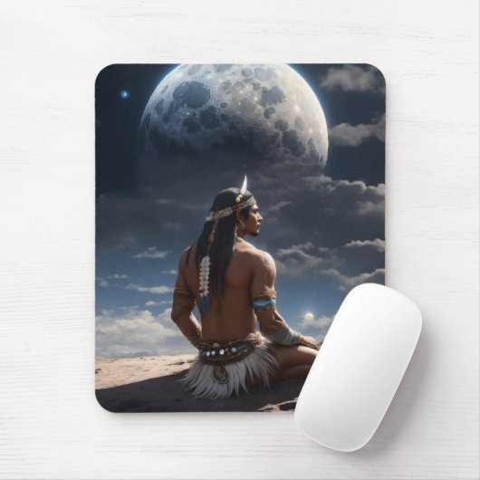 Fernplanet-Maus-Pad Mousepad (Mit Mouse)