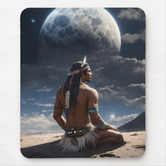 Fernplanet-Maus-Pad Mousepad (Vorne)