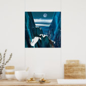 Fernplanet Poster (Küche)