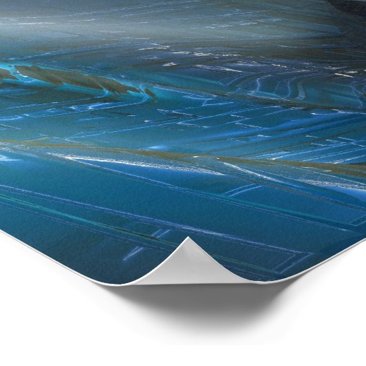 Fernplanet Poster (Ecke)